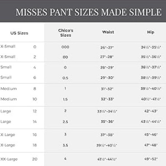 Chico’s So Slimming™ Size 00 (US 2) Short Black Dress Pants - Picture 6 of 6